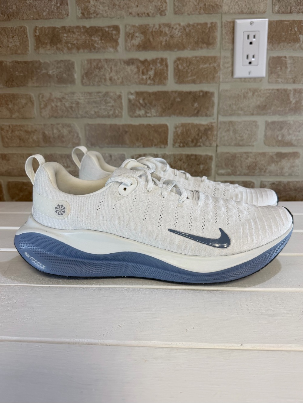 Nike ReactX Infinity Run 4 Men’s 14 Summit White Ashen Slate DR2665-107